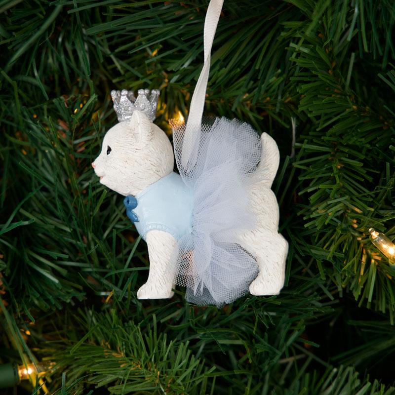 Ballerina Cat Ornament