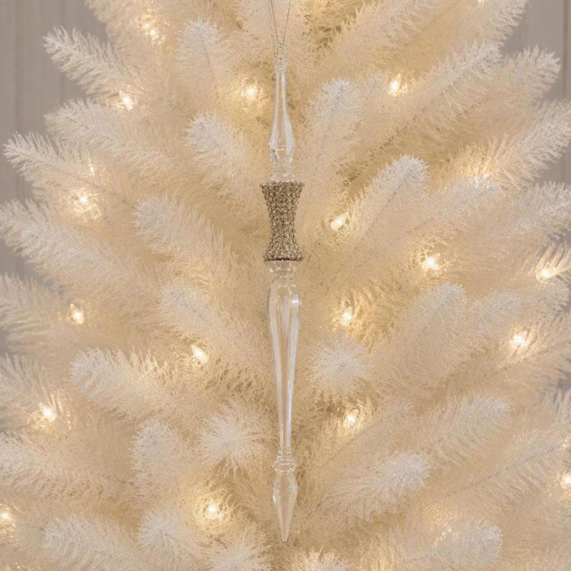 Jeweled Icicle Ornament 7 Jeweled Icicle Ornament