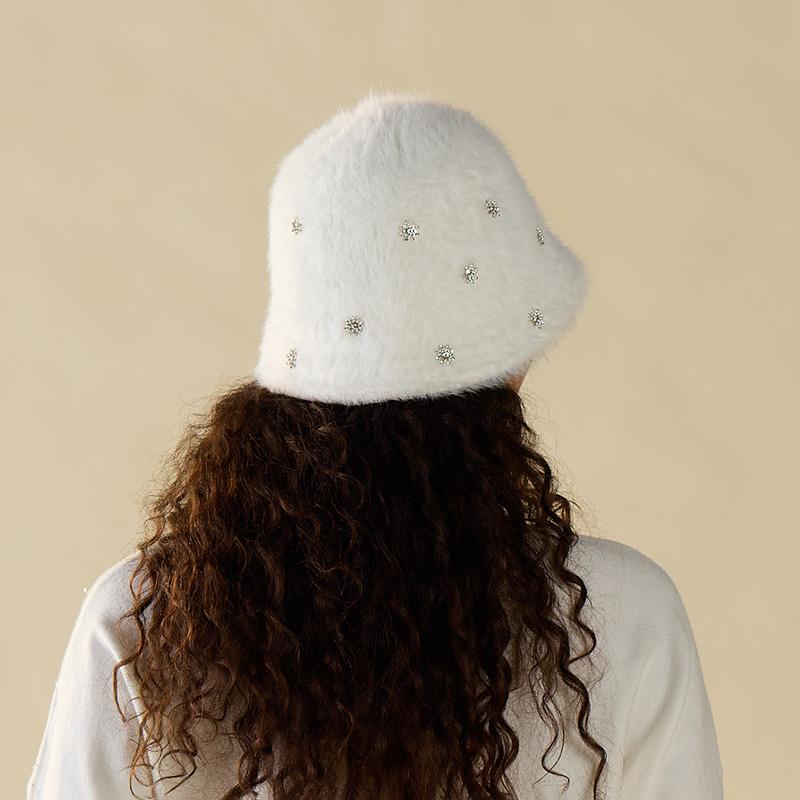 Bling Fuzzy Bucket Hat